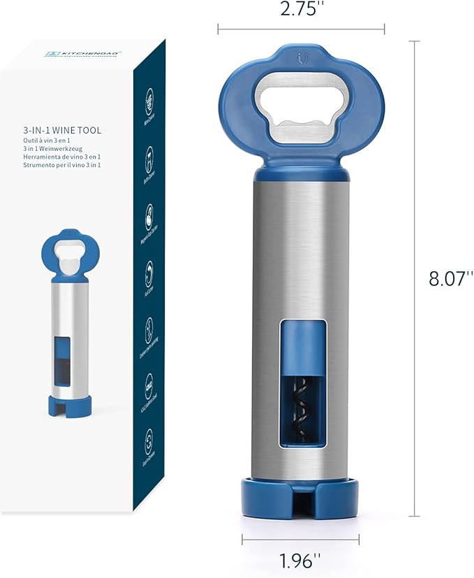 Wine Saver Pump and Wine Bottle Opener