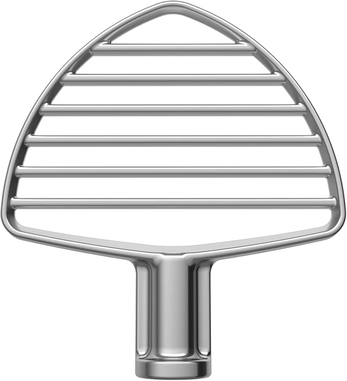 KitchenAid KSMPB7SSC Stainless Steel Pastry Beater Attachment for Commercial 8-Quart Bowl-Lift Stand Mixers (KSM8990 & KSMC895)