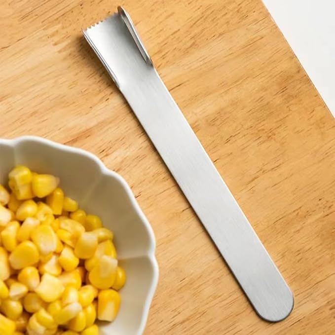 3Pcs Corn Peeler Stainless Steel Corn Cob Stripper Tool Corn On The Cob Remover Corn Planer for Home Kitchens Restaurant Chefs