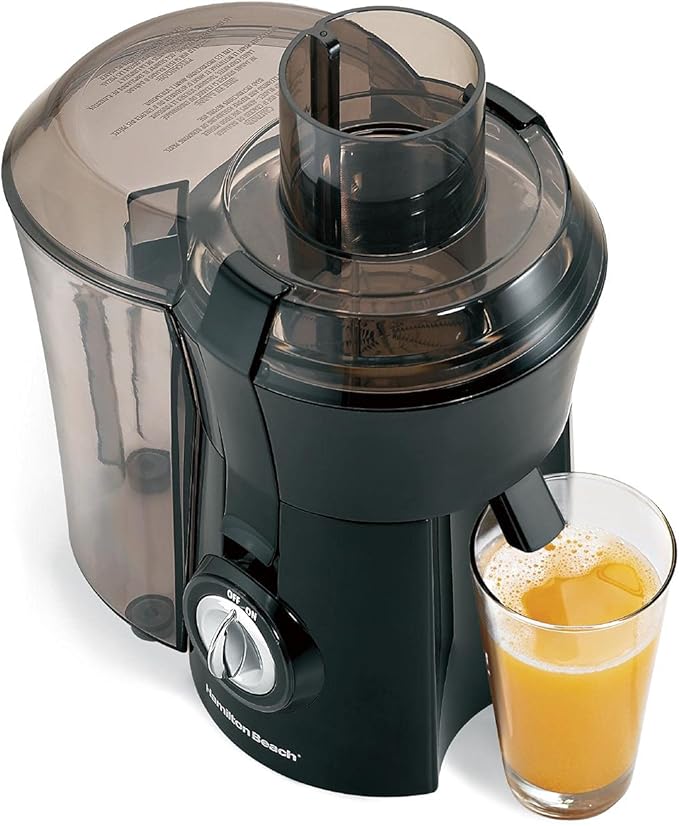 Hamilton Beach 67601 Big Mouth Juice Extractor, Black (Discontinued)