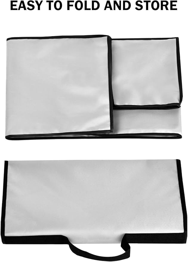 Coffee Maker Cover for Technivorm Moccamaster 53930 KBGV 10-Cup Coffee Machine 40OZ Heavy Duty Thickened Waterproof Protective Nylon Case,Black (Silver)