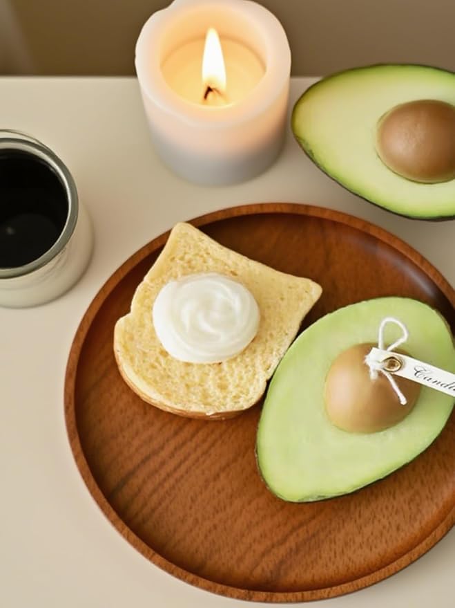 Avocado Silicone Mold – Silicone Fruit Mold for Chocolate, Fondant, Candle, Resin & Cake Decor, 3D DIY Candy Baking Tool for Parties & Gifts (Avocado)