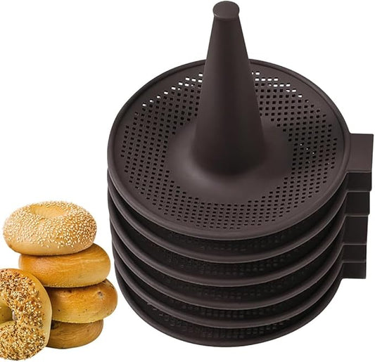 Silicone Molds,Donut Mold for Baking,Donut Pans Set,6 Pieces Pastry Molds for Bagel and Doug Hnut Cake Pans Easy Install Easy to Use