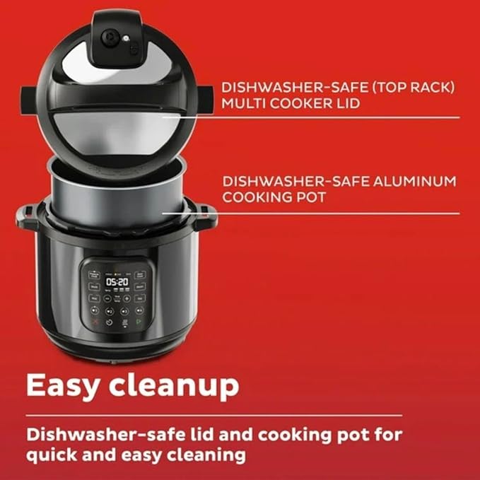 Instant Pot 8Qt Chef Series – 8 in-1 Multi-Cooker: Pressure, Slow, Rice & More – Easy Meals Fast