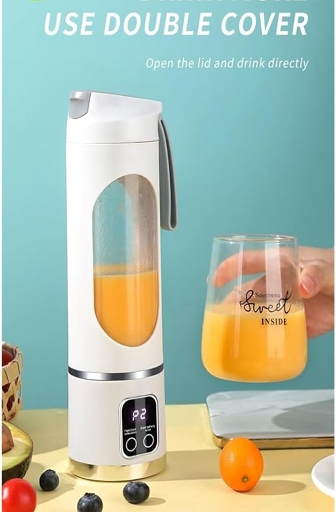 Portable blender,Portable Blender USB-C Rechargeable - 33oz Personal Smoothie & Shake Maker, Cordless Travel Juicer with BPA-Free Leakproof Sip Lid(Purple)