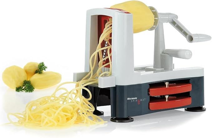 Westmark Stainless Steel Tri-Blade Vegetable Spiral Slicer Spiralizer