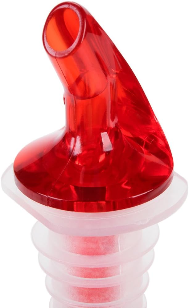 Bartender Gear Measured Pour Spouts for Half Gallon & 1.75 Liter Bottle Pourer - Auto-Measuring 1 oz (30 mL) Cork 27mm 6-pack