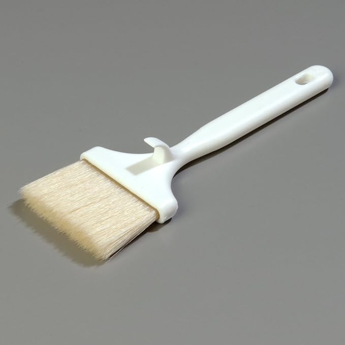 SPARTA 4037900 Meteor Boarhair Basting Brush, Dishwasher Safe With Built-In Plastic Handle, 3 Inches, Brown