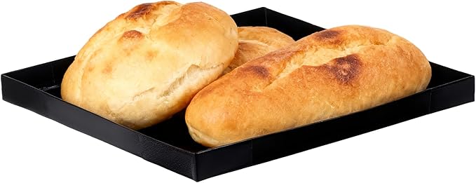 Professional-Grade 1-Pack PTFE Solid Oven Baskets, 13.5x14.5x1 Inch Non-Stick Solid Oven Trays for Commercial Kitchens & High-Volume Cooking