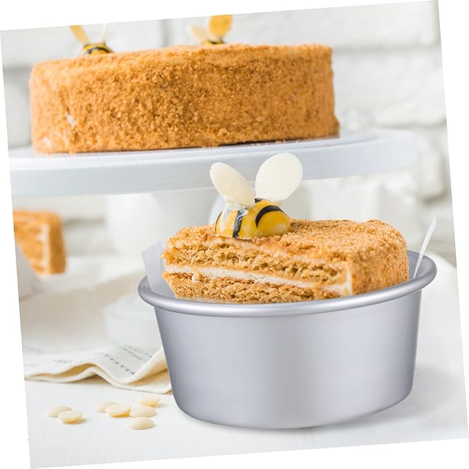 6-Inch Round Cake Tin Set Cake Liners Non-Stick Baking Molds Food-Grade Parchment Paper for Easy Release for Home Baking and Pastry Enthusiasts