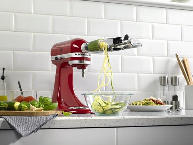 KitchenAid Stand Mixer Attachment,KSM1APC Fruit and Vegetable Spiralizer,(Pack of 2)