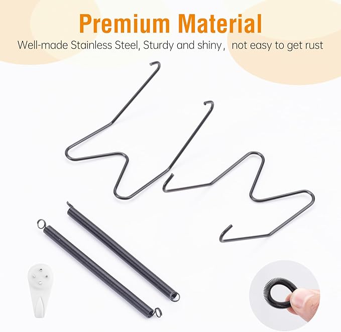 Bilillo 4 Pack Plate Hangers for The Wall, Suitable for 9''-11'' Decorative Plate,Invisible Heavy Duty Wire Plate Holder with Wall Hooks, Plate Hangers for Displaying Plates, Platter, Dish (Black)