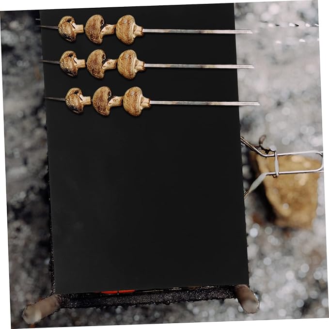 Kisangel 6pcs Multifunctional Baking Liner Heat Resistant BBQ Mat Non-Stick Grill Pad for Kitchen