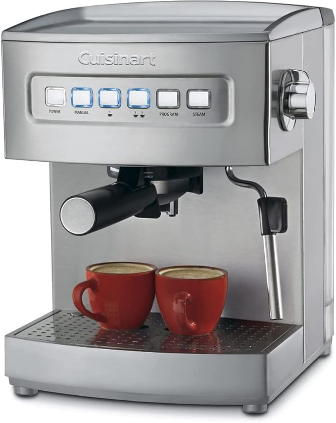 Cuisinart EM-200NP1 Programmable 15-Bar Espresso Maker, Stainless Steel