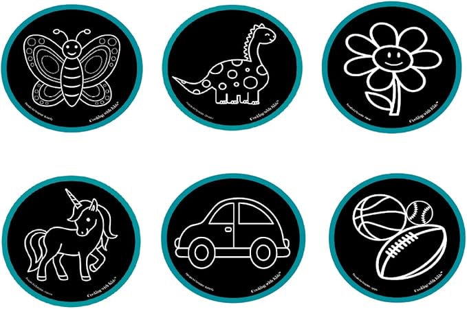 Pancake Pals for Kids - Set of 6 Pancake Art Templates Children + Bonus Interactive Cookbook w/QR Codes to Access Free Virtual Follow-Along Cooking Classes - Boys Girls Teens Tweens, Baking