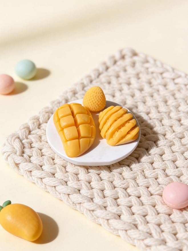 Pineapple Silicone Mold – 2 Pcs Silicone Fruit Mold for Chocolate, Fondant, Candle, Resin & Cake Decor, 3D Fruit Soap DIY Baking Tool for Parties & Gifts (Pineapple)