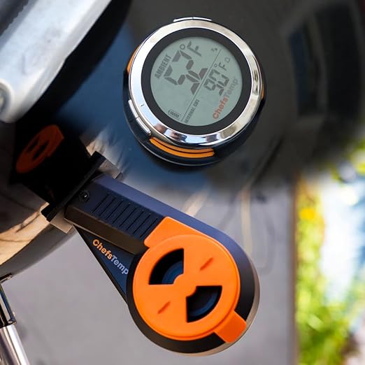 ProTemp S1 Patented Smart Grill Gauge Thermometer Hub Wi-Fi and Bluetooth for Weber Big Green Egg Grills Smoker Offset Upgrade Replacement Accessories (BGE Version, Suitable for Big Green Egg)