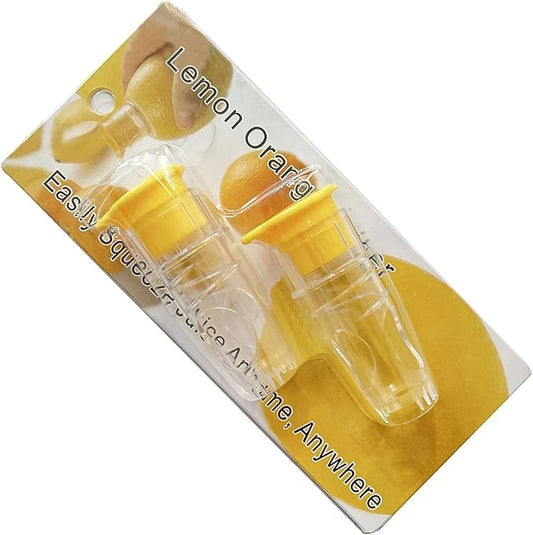 Manual Lemon Juicer Portable Mini Squeezer Citrus Reamer Hand Held Easy for Orange Limes(C)