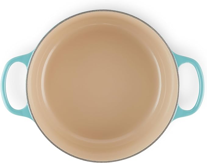 Le Creuset Enameled Cast Iron Signature Round Dutch Oven, 5.5 qt., Caribbean
