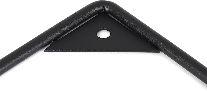 Milltown Merchants Metal Display Stand - Wall Mounted Decorative Plate Holder - Versatile Hanger Stand - Black (1 Pack, X-Large)