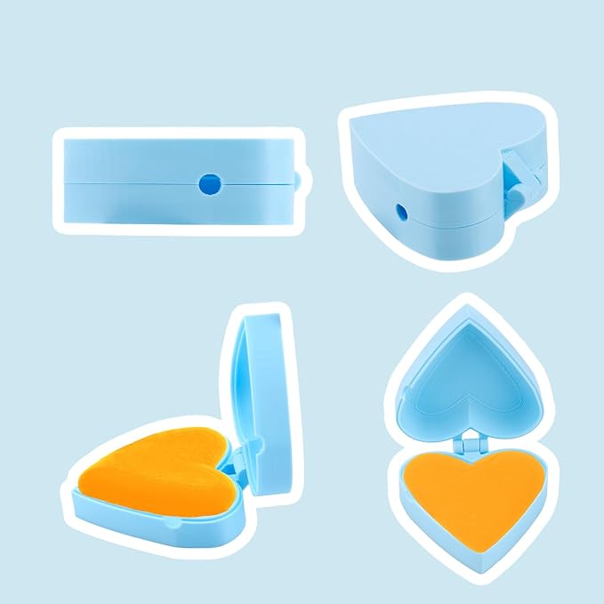 Heart Cake Pop Mold, Blue Plastic Cake Pop Heart Maker Funny Simple Baking Tool Accessories for Home Baking Birthday Party Wedding Desserts
