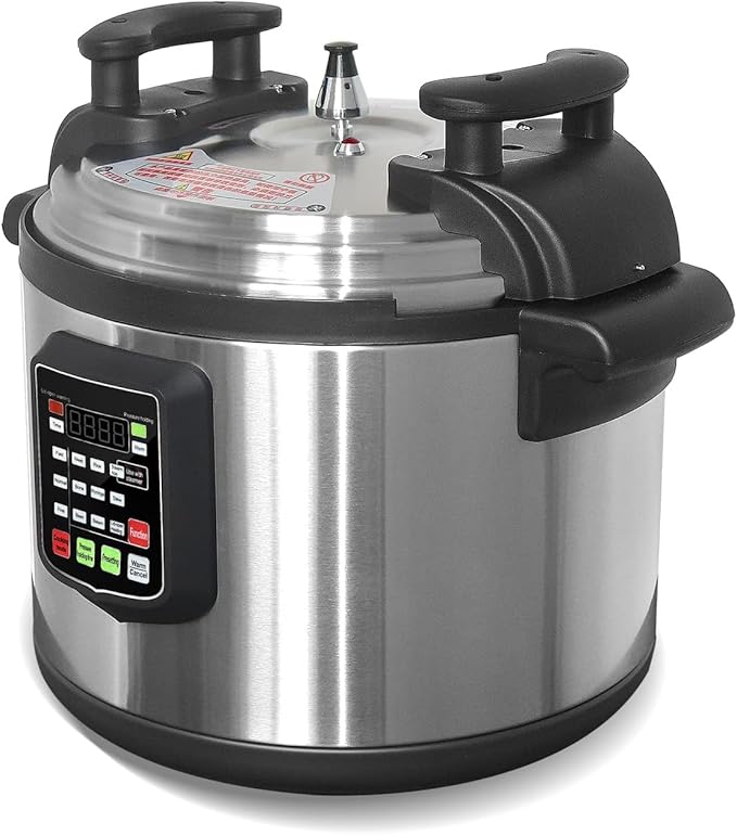 Kolice Commercial Multi-Function Pressure Cooker, Multi Cooker Pressure Canner With Non-stick Inner Pot, only for 220V electric (NOT 110V) widely used in Hotel Restaurant Kitchen (33L (35QT))