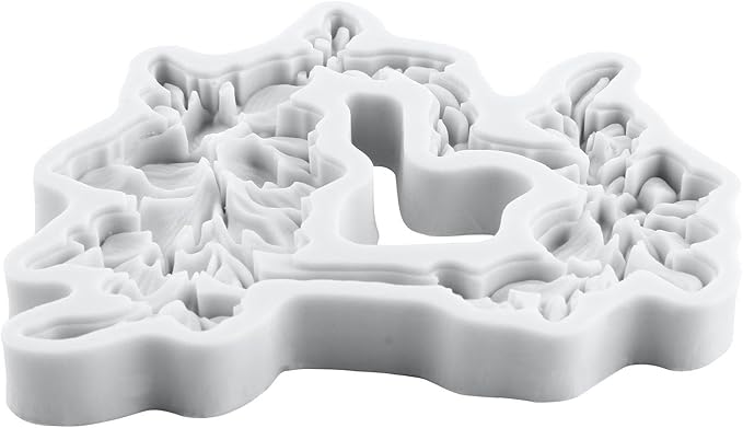 Flower Photo Frame Silicone Mold Wreath Fondant Molds Picture Frame Molds For Cake Decoration Cupcake Topper Polymer Clay Chocolate Candy Gum Paste Set of 4