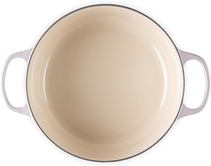 Le Creuset Enameled Cast Iron Signature Round Dutch Oven, 5.5 qt., Shallot