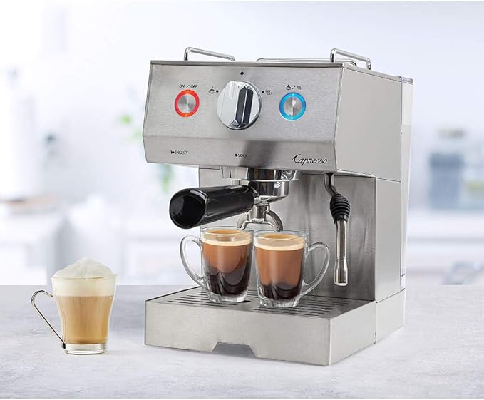 Capresso Cafe Select Professional Stainless Steel Espresso & Cappuccino Machine