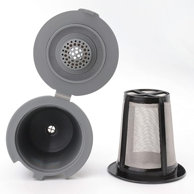 Reusable Filter Cup for Cuisinart, Gray (1 Pack)