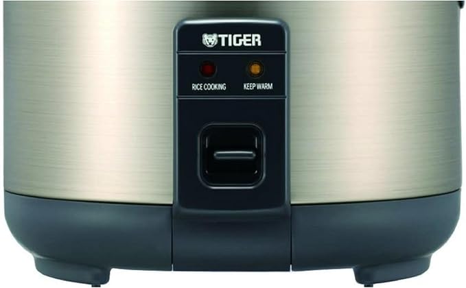 Tiger JNP-S10U 5.5 Cup Capacity White Rice Cooker with Spatula and Measuring Cup Bundle with Rice Washing Bowl and Bamboo Spoon (3 Items)