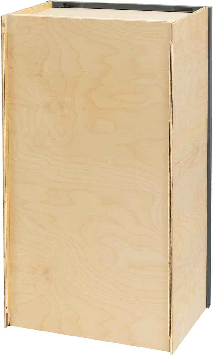 Quicklock RTA (Ready-to-Assemble) 42" Tall Wall Kitchen Cabinets - Shaker Style | 100% Hardwood | Made in America | Soft Close Hardware (Needlepoint Navy, 12''D x 18''W x 42''H)