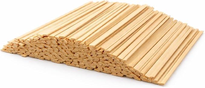 Coffee Stirrers, Bamboo Wood, Splinter-Free; Wooden Stir Sticks for Hot Chocolate, Coffee, Tea Etc, Drink Stirrer Bulk Package, Restaurant Supply, Coffee Bar, Cafe (500 Pack)