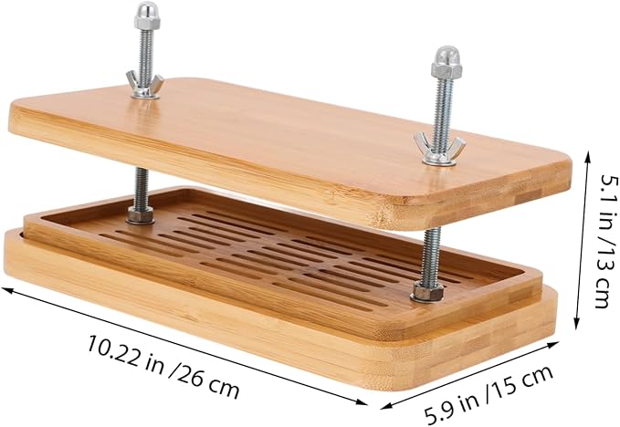 Garneck Tofu Press Adjustable Pressure Efficient Tofu Maker Draining Tool Filtration System Kitchen Essential