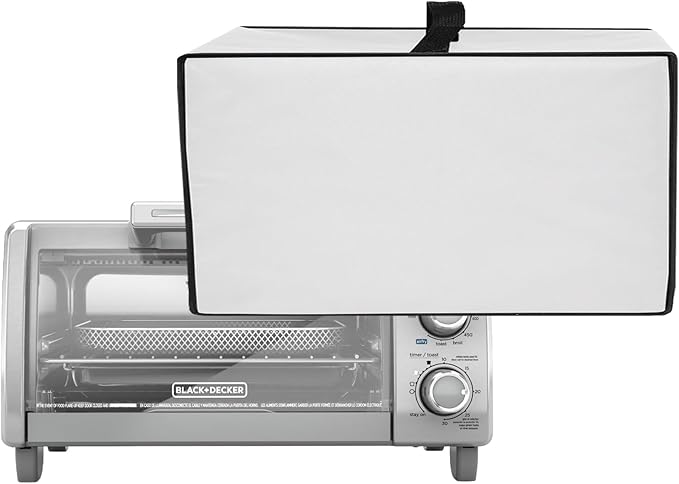 Toaster Oven Cover Heavy Duty Heat-resistant Waterproof Dust-Proof Protective Case for BLACK+DECKER 4-Slice Crisp 'N Bake Air Fry Toaster Oven TO1787SS/TO1313SBD