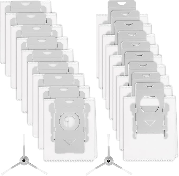 18 Pack iRobot Vacuum Bags - Replacement Dirt Disposal Bags for Roomba i7+, i1+, i2+, i3+, i4+, i5+, i6+, i8+, j6+, j7+, j8+, j9+, s9+, Combo i5+, j5+, j7+, j9+, Compatible with Clean Base System