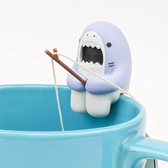 Creative Shark Shape Tea Infuser, Loose Leaf Tea Strainer, Funny Animal Shaped Tea Filters Gift for Tea Drinkers Shark Accessories Tea Lovers Accessory ﻿