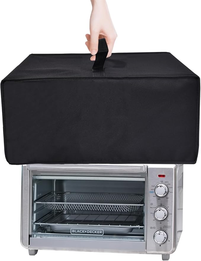 Toaster Oven Cover Heavy Duty Heat-Resistant Dust-proof Waterproof Cover Case Compatible With BLACK+DECKER Black & Decker Crisp 'N Bake Air Fryer Toaster Oven(18.5"D X 17.7"W X 11.4"H)