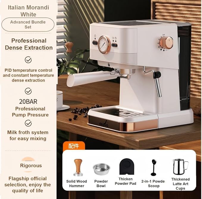 Cafe Premier Series All-in-One Coffee Machine, Espresso, Cold Brew, Grinder, Frother, Silver, Refurbished