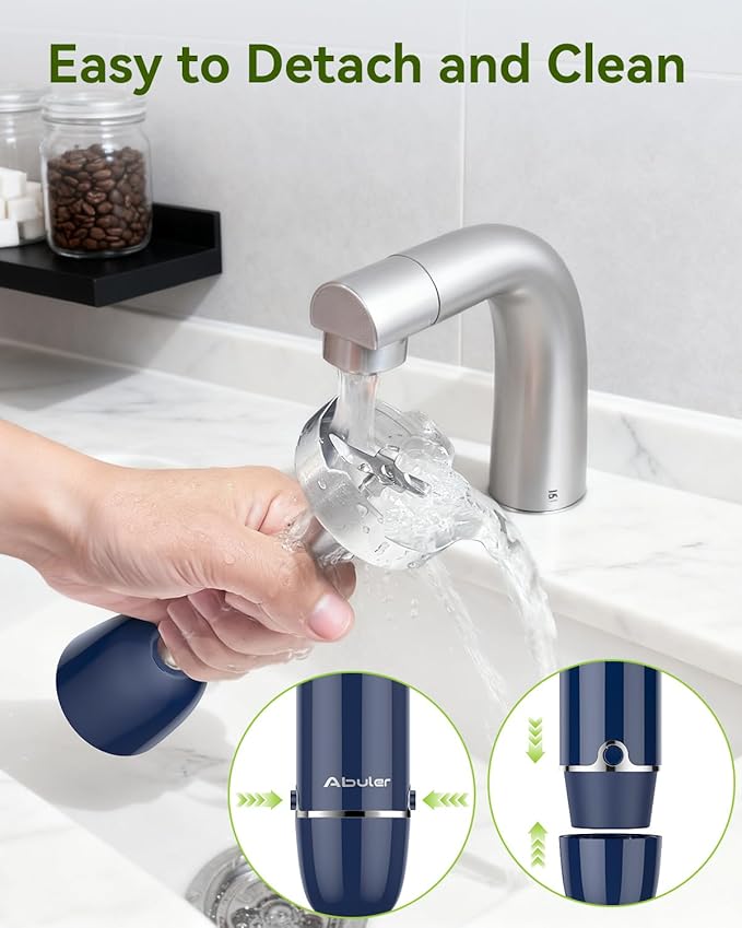 Immersion Blender Handheld 5 in 1 Hand Blender, 1000W Hand Mixer Stick, BPA-Free 12 Speed Handheld Blender 304 Stainless, Beaker, Chopper, Whisk and Milk Frother, Soup, Smoothies, Baby Food, Sauce
