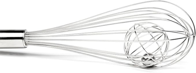 Fox Run Basket Cage Whisk, 2.75 x 2.75 x 12.5 inches, Metallic