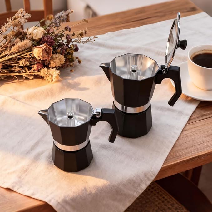 wedrink 9 Cup Stovetop Espresso Maker Aluminium Moka Pot Percolator(450ml)