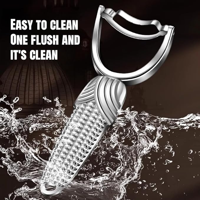 Corn Prep Peeler,Corn on the Cob Stripper Tool/Wider non-slip Handle/10-year Rustproof/Durable and efficient.