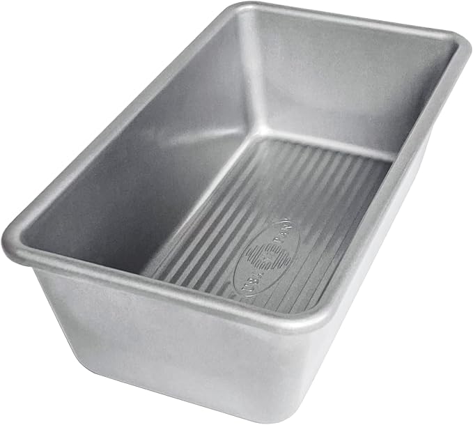 USA Pan Bakeware Seamless Nonstick Standard Bread Loaf Pan, 8 x 4.5 x 2.75 (Pack of 6)