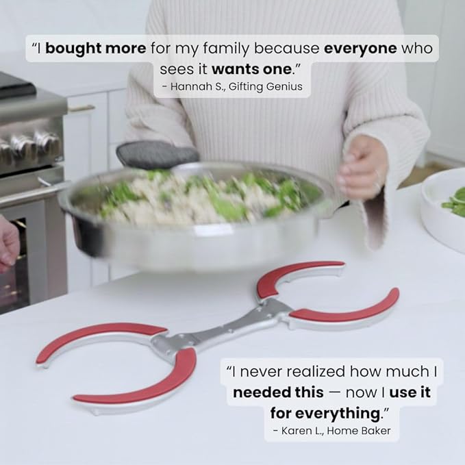 Trivae Pot Lid Holder – 4-in-1 Pot Lid Holder While Cooking, Pan Lid Holder, Trivet & Cake Stand – Versatile Kitchen Tool for Hot Pots, Serving & Display – Space-Saving, Heat-Resistant Stand