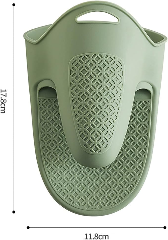 Silicone Oven Mitts, Heat Resistant Waterproof Baking Mitts,Food Grade Material Kitchen Mitts 2PCS for Cooking （ -40°-230°） (Green)