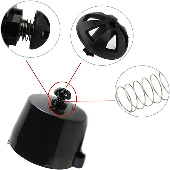 2PK-990117900 990237500 For Hamilton Beach Coffee Makers for Coffee Machine Brew Basket Bottom Spring Loaded Stopper Kits Replacement Brew Basket
