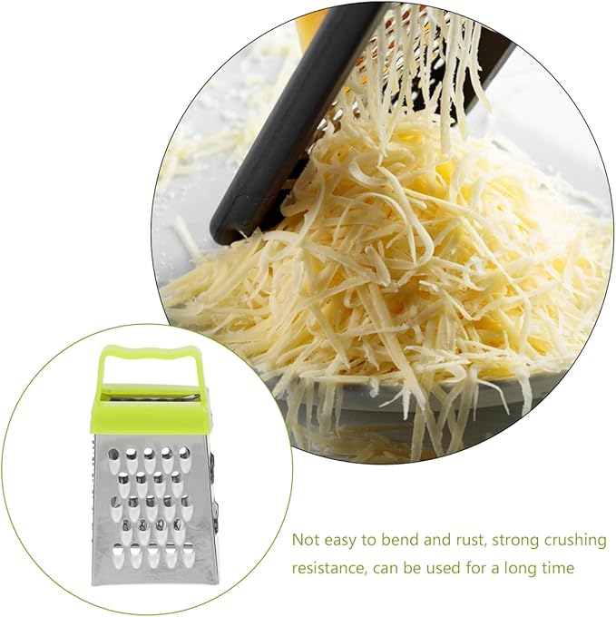 PRETYZOOM 30pcs Mini Grater Multifunctional Grater Box for Cheese Garlic and Vegetables Compact Design Non- Handle Easy to Clean Versatile Kitchen Tool for Shredding and Slicing