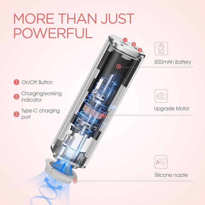 VOYOR Handheld Vacuum Sealer Portable & Cordless Vacuum Sealer - Vacuum Sealer Bags for Food 21 PCS