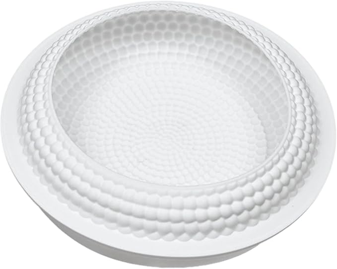 Mousse Cake Molds Round Beaded Design Cake Mold Non-Stick Easy Release Washable Reusable Silicone Mould for Baking Pastries, French Dessert, Mold, Mousse Molds